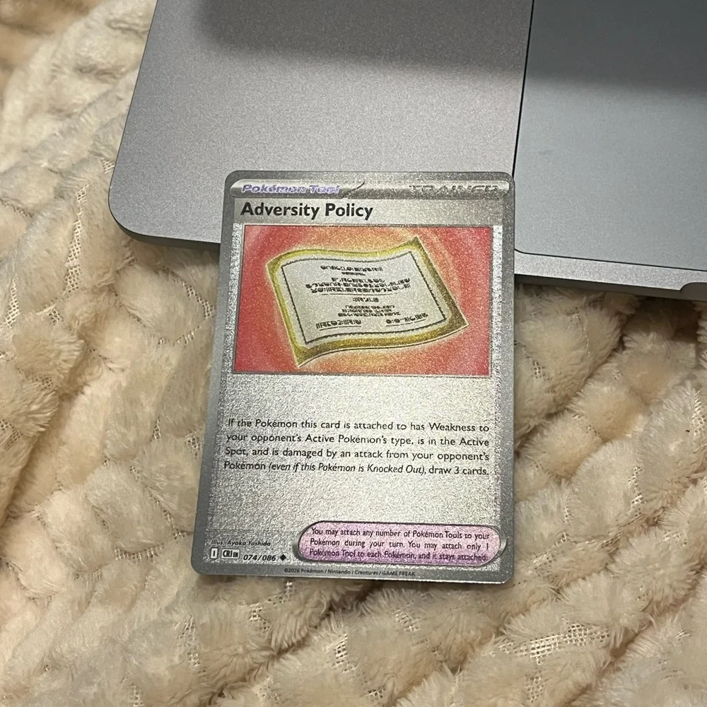 Pokemon Chaos Rising Adversity Policy Reverse Holo 074/086 Card